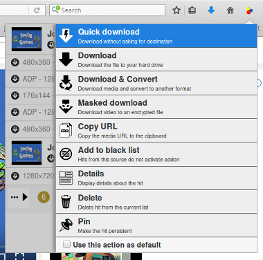 Downloadhelper Video Download Browser Extension